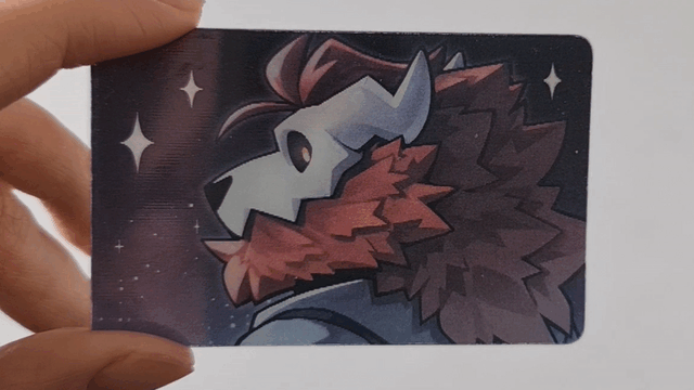 Dragon/Demon Lenticular Card